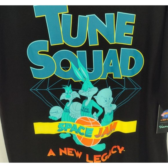 NWT Diamond Supply Co. X Space Jam A New Legacy Skate Black T-Shirt Mens L - Picture 2 of 7